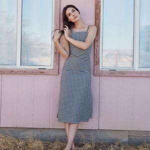 Christy Dawn “The Orchid Dress” Ebony Checker